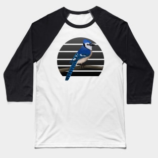 jz.birds Blue jay Bird Animal Art Baseball T-Shirt